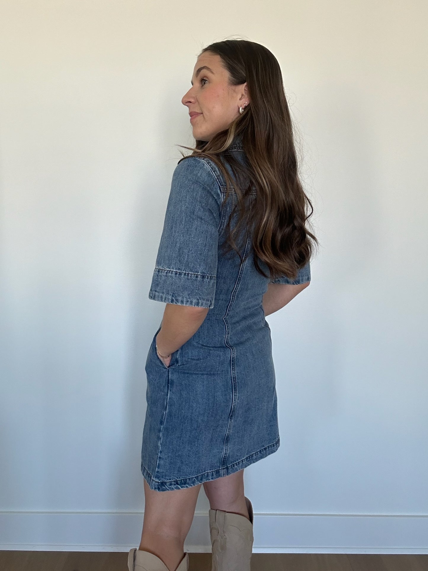 Ella Blue Jean Dress