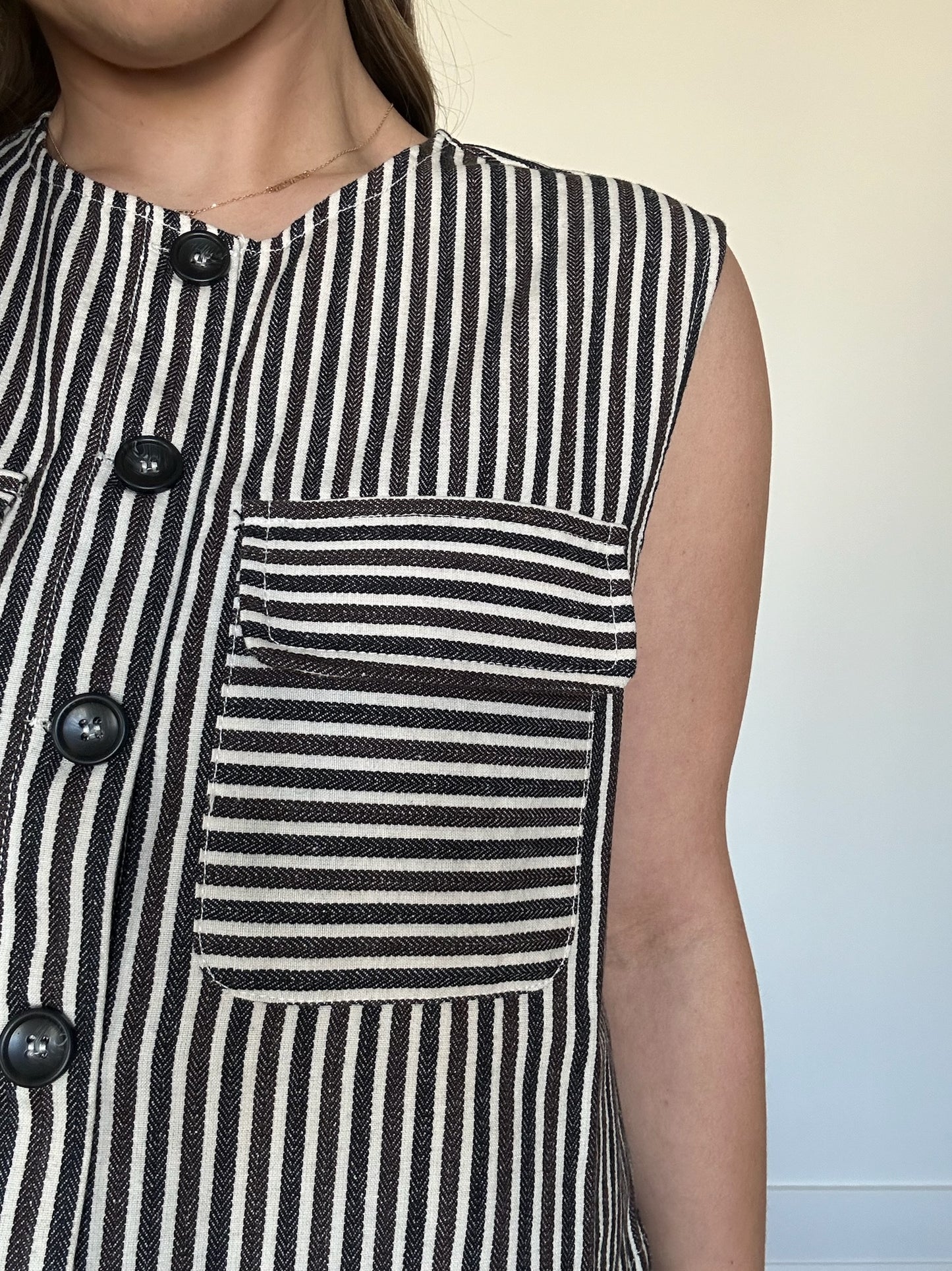 Madison Striped Vest