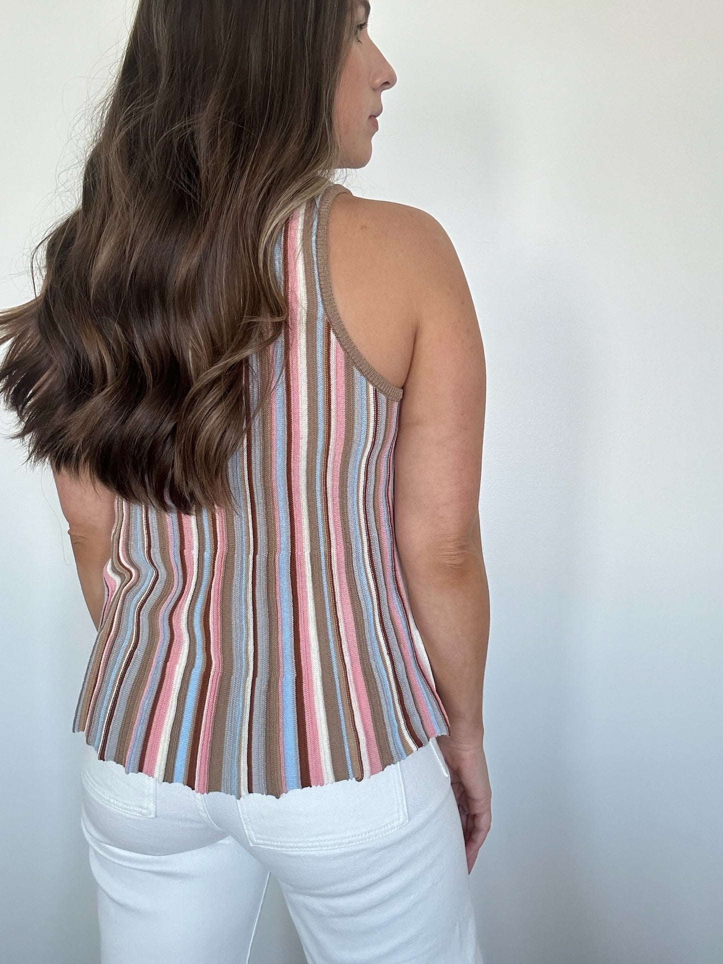Stella Striped Knit Tank