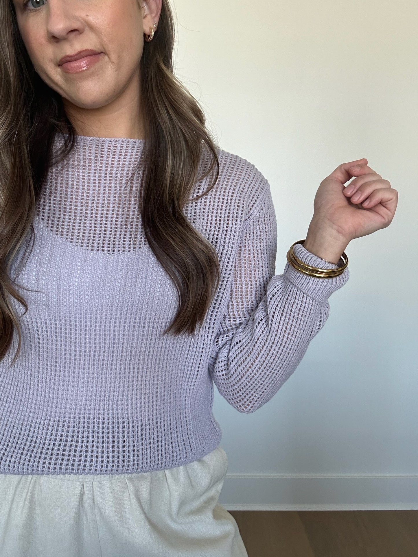 Lilah Lavender Sweater