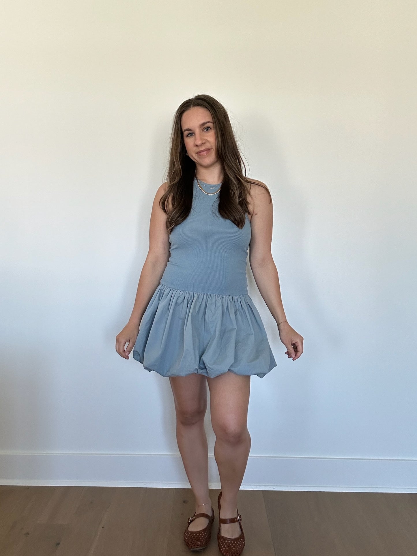 Naomi Bubble Hem Dress