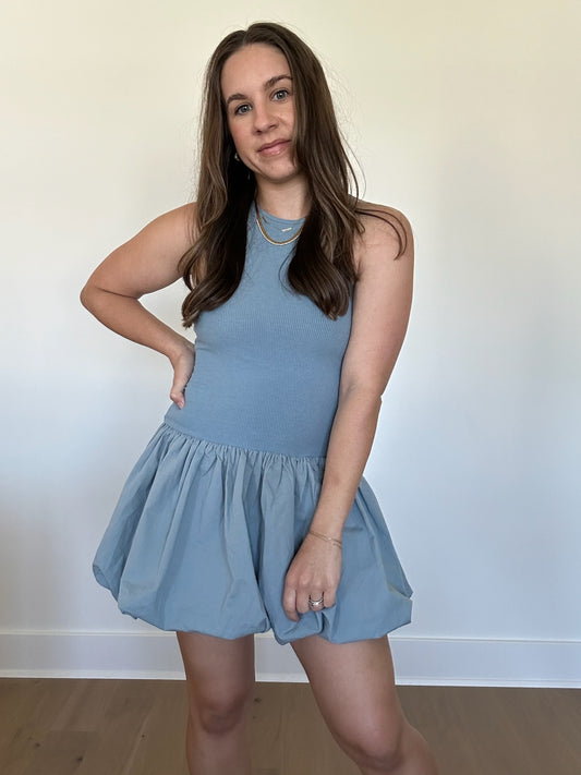 Naomi Bubble Hem Dress