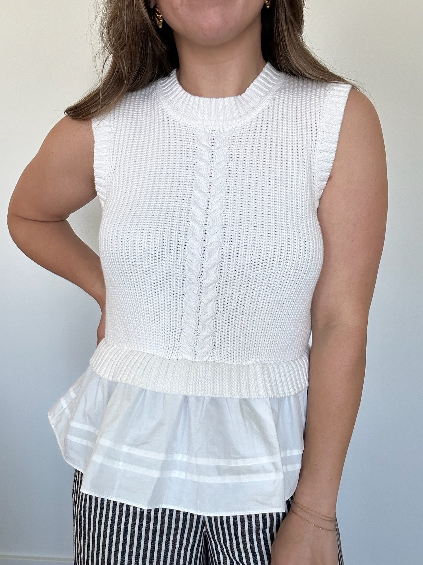 Portia Peplum Knit Top