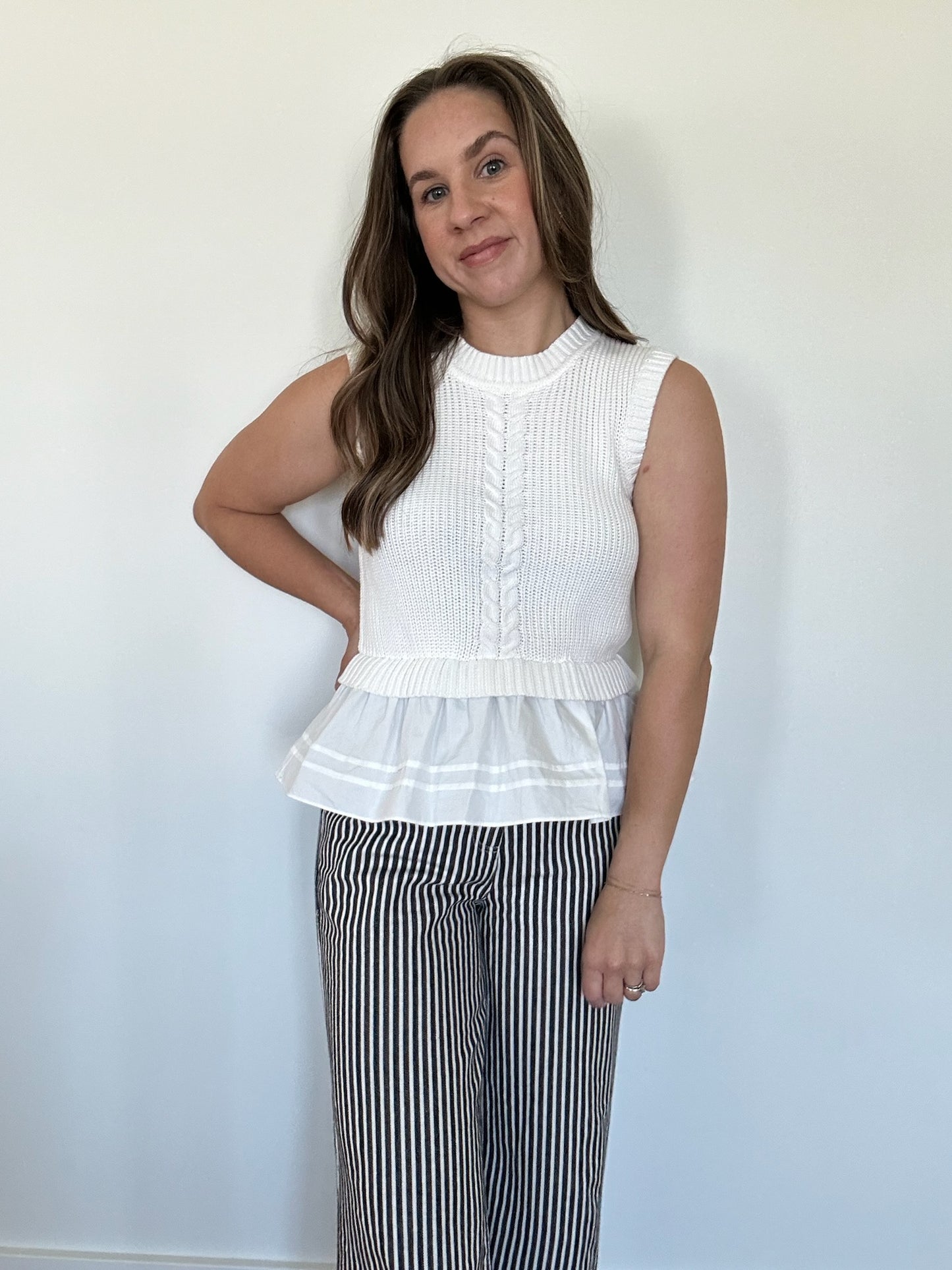 Portia Peplum Knit Top