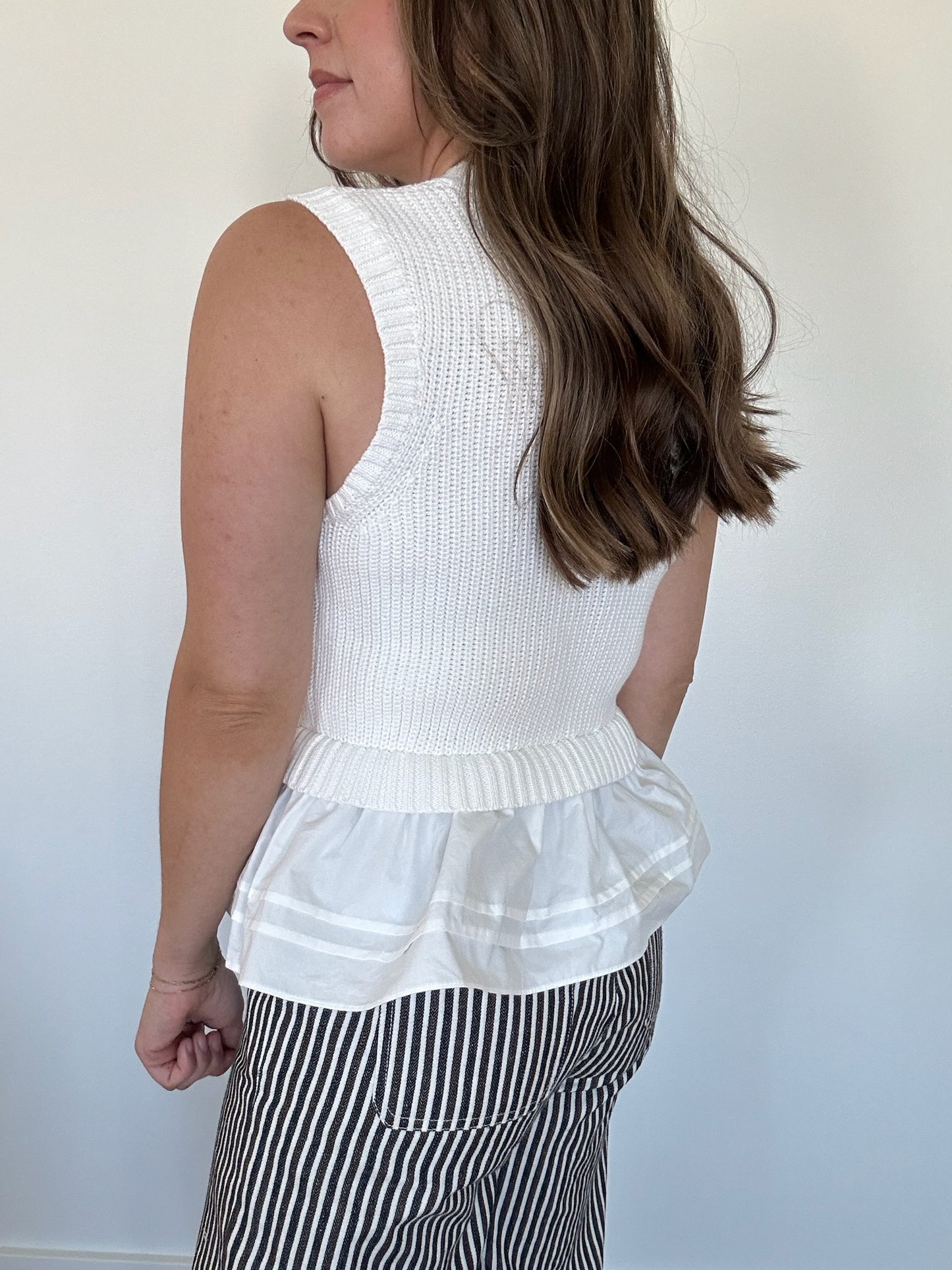 Portia Peplum Knit Top