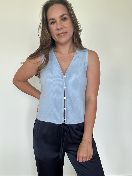 Lily Ribbed Knit Tank