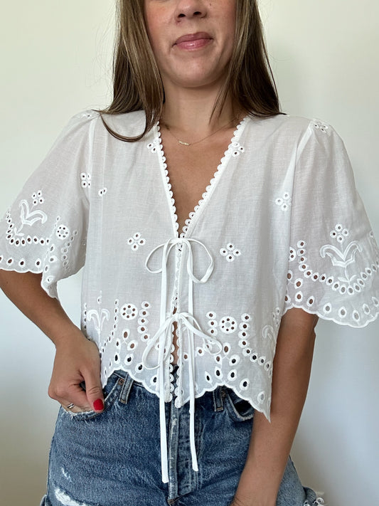 Eloise Eyelet Top