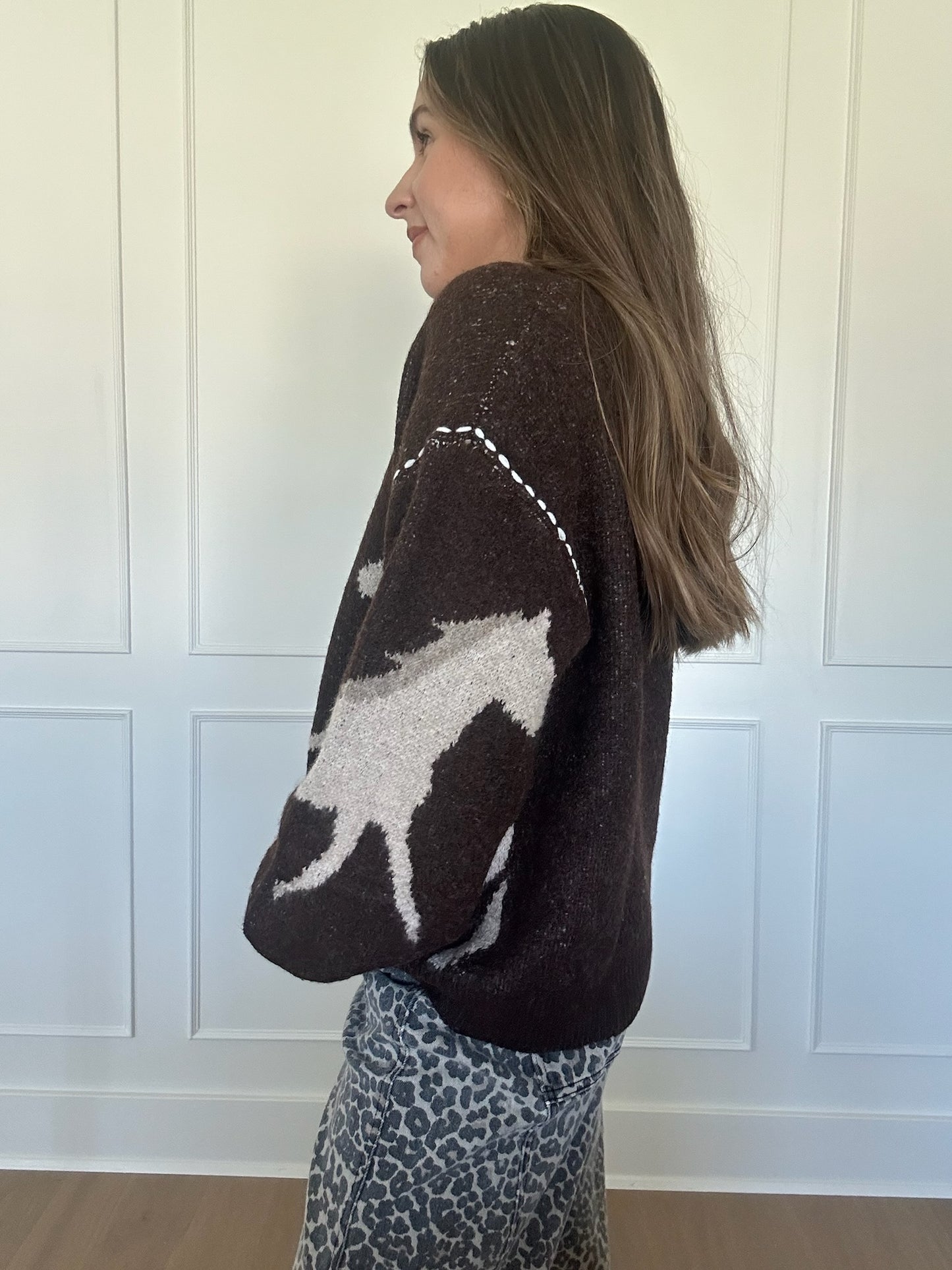 Roan Horse Cardigan