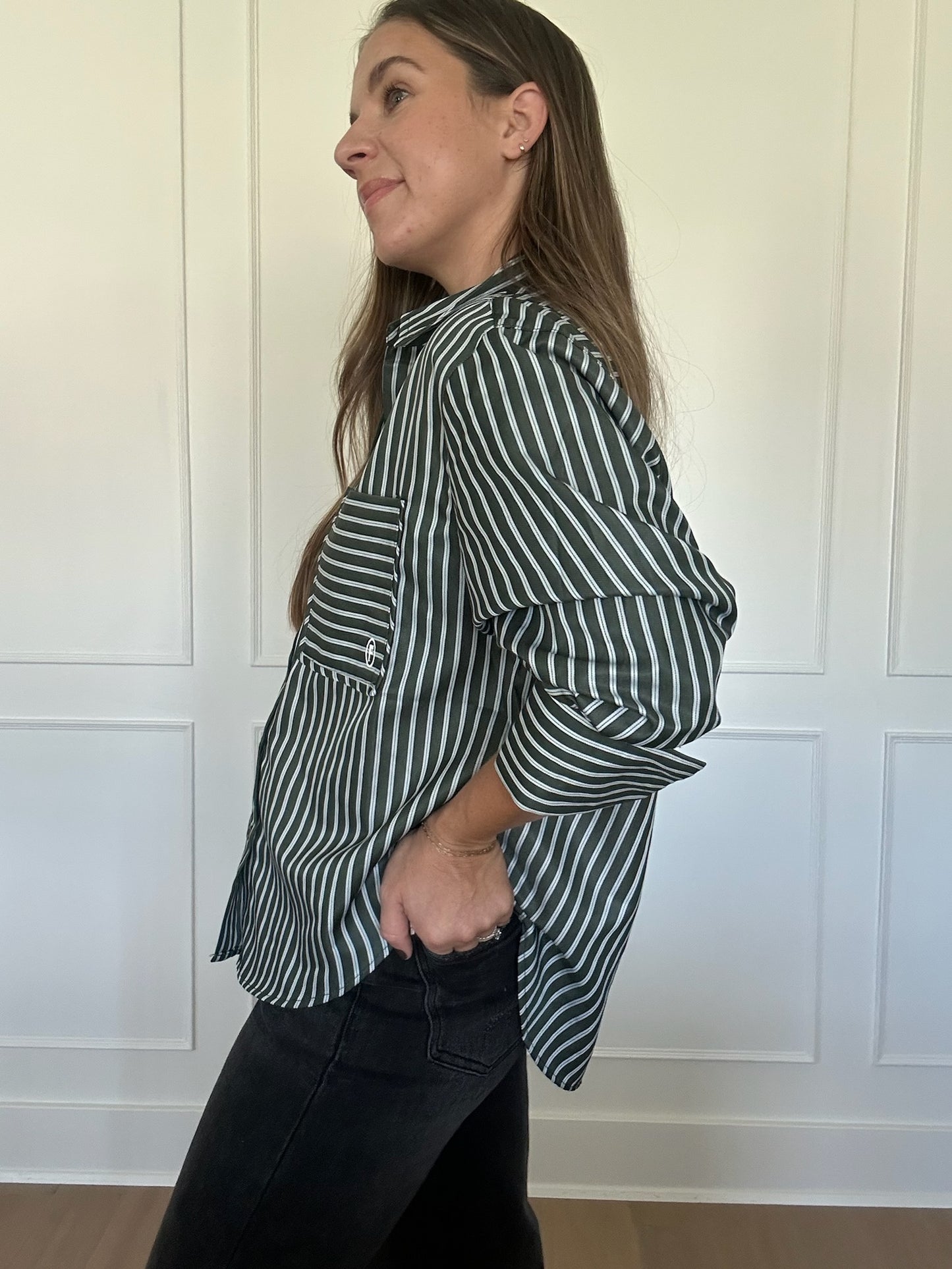 Chester Moss Button Up