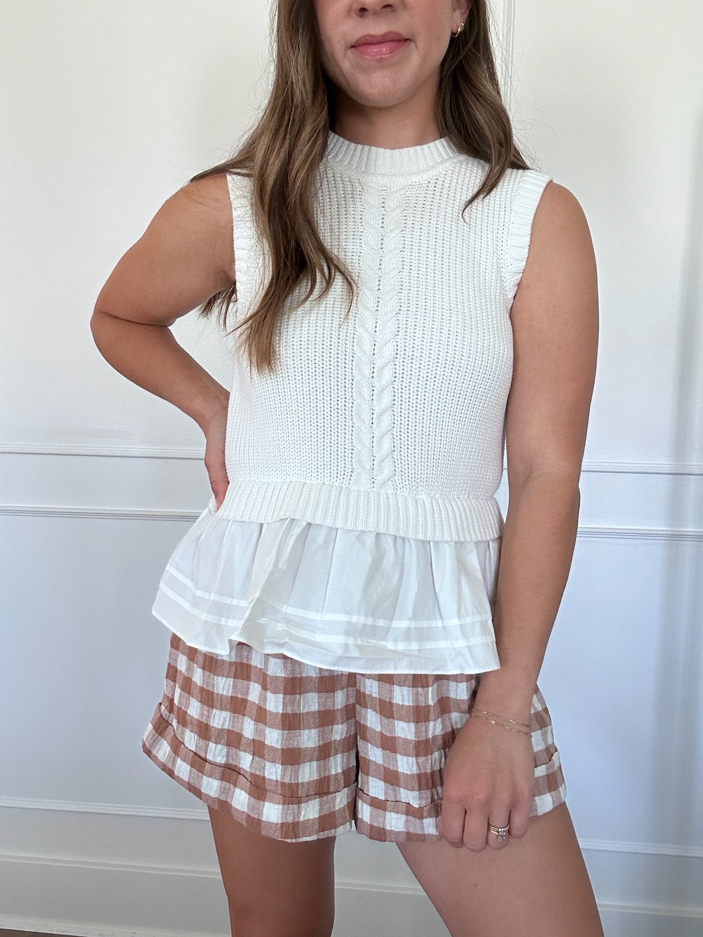 Portia Peplum Knit Top