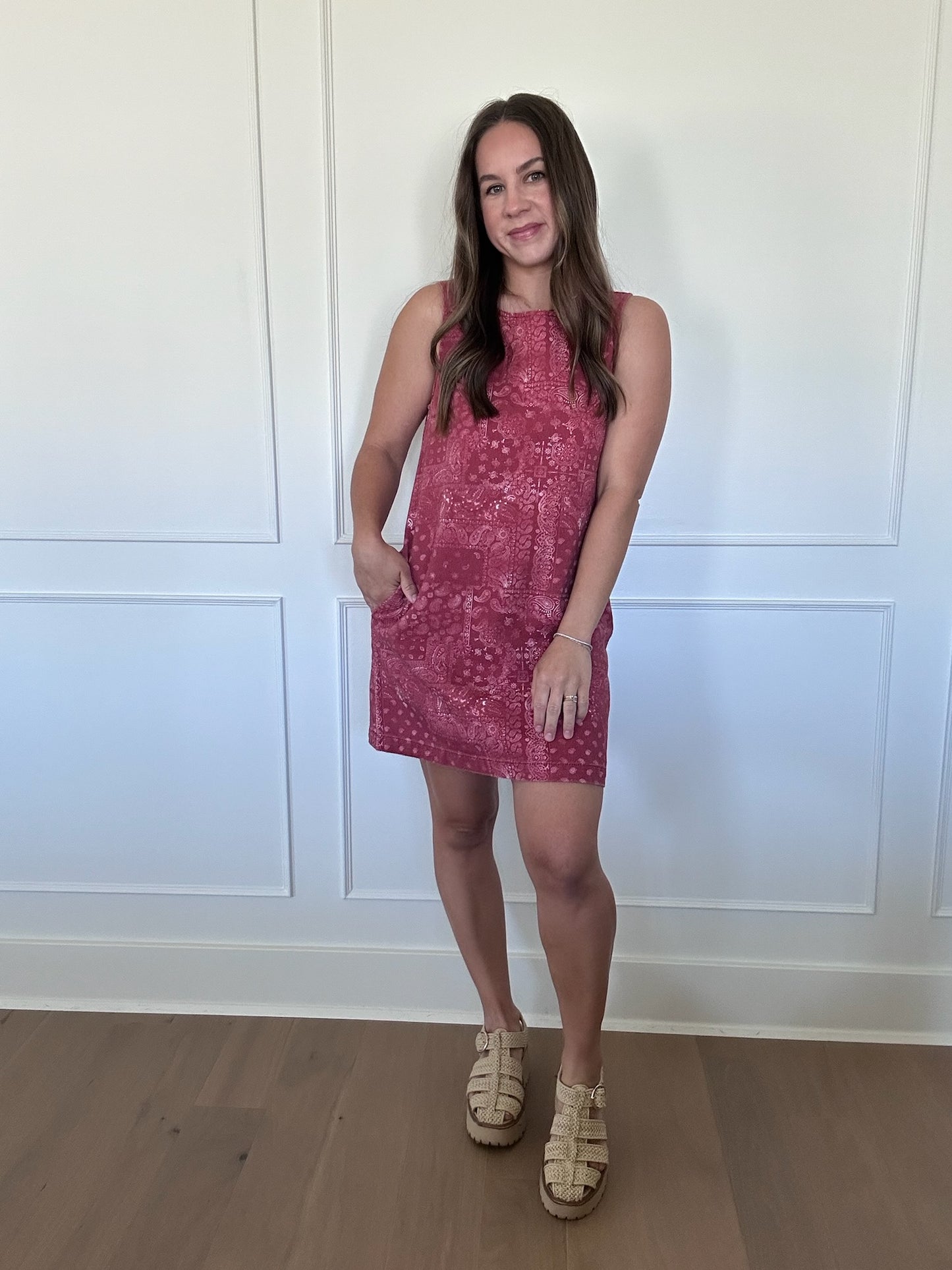 Bonnie Bandana Shift Dress