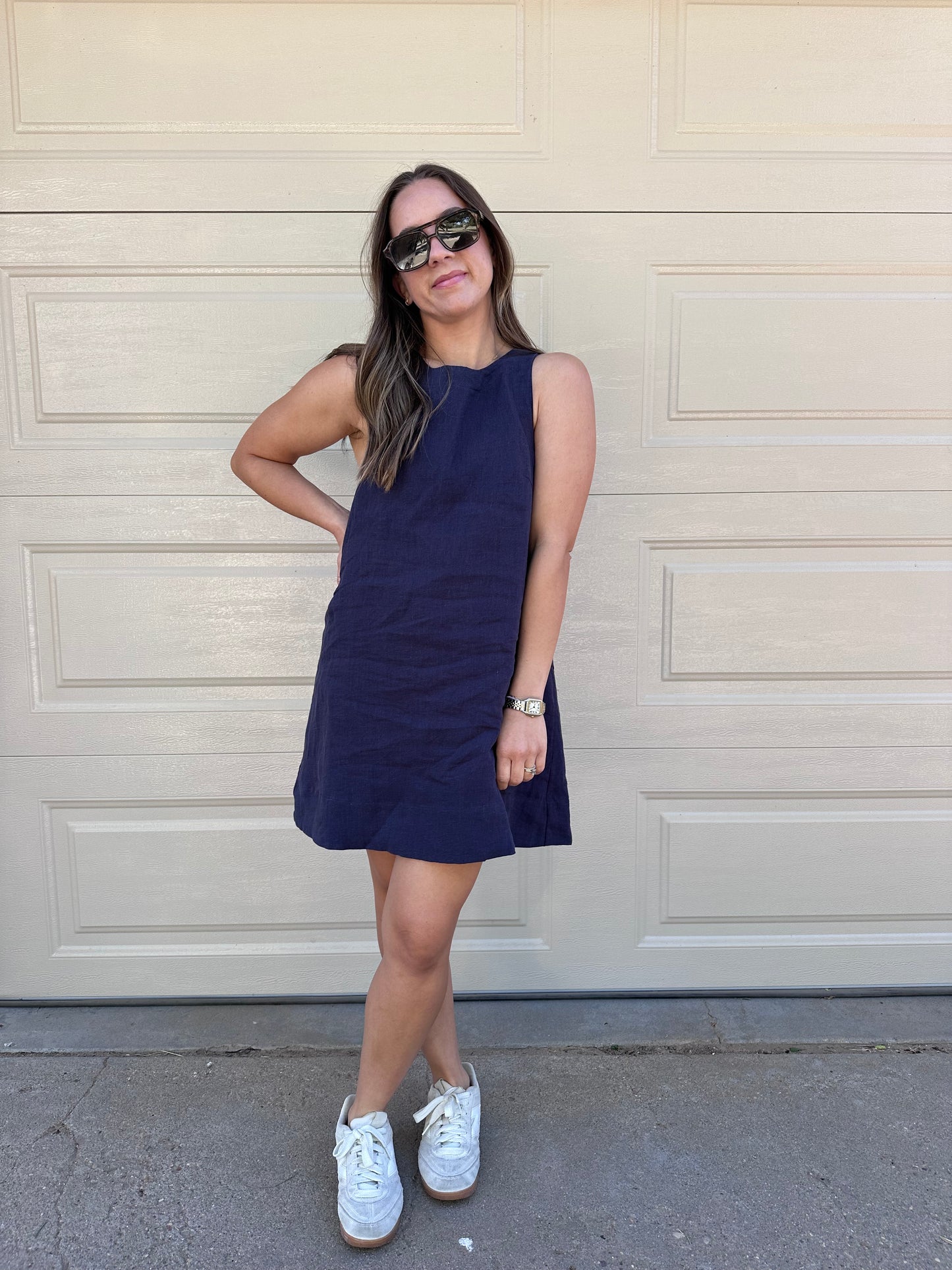 Carolyn Linen Shift Dress