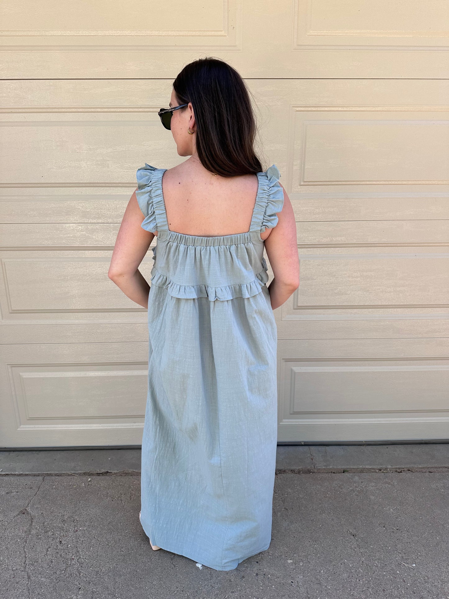 Tilly Seafoam Maxi Dress