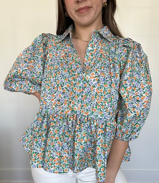 Esther Floral Top