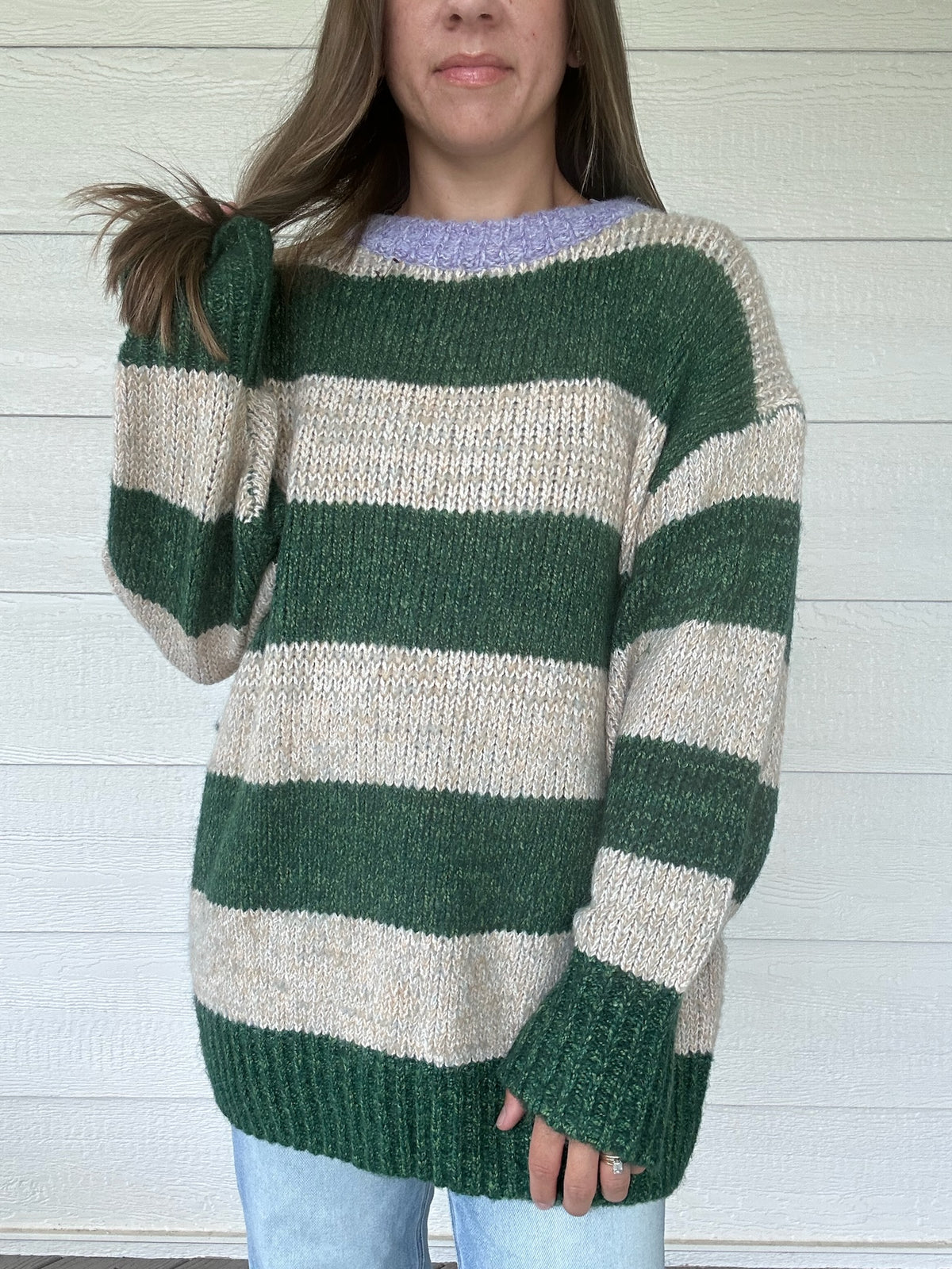 Clover Striped Sweater