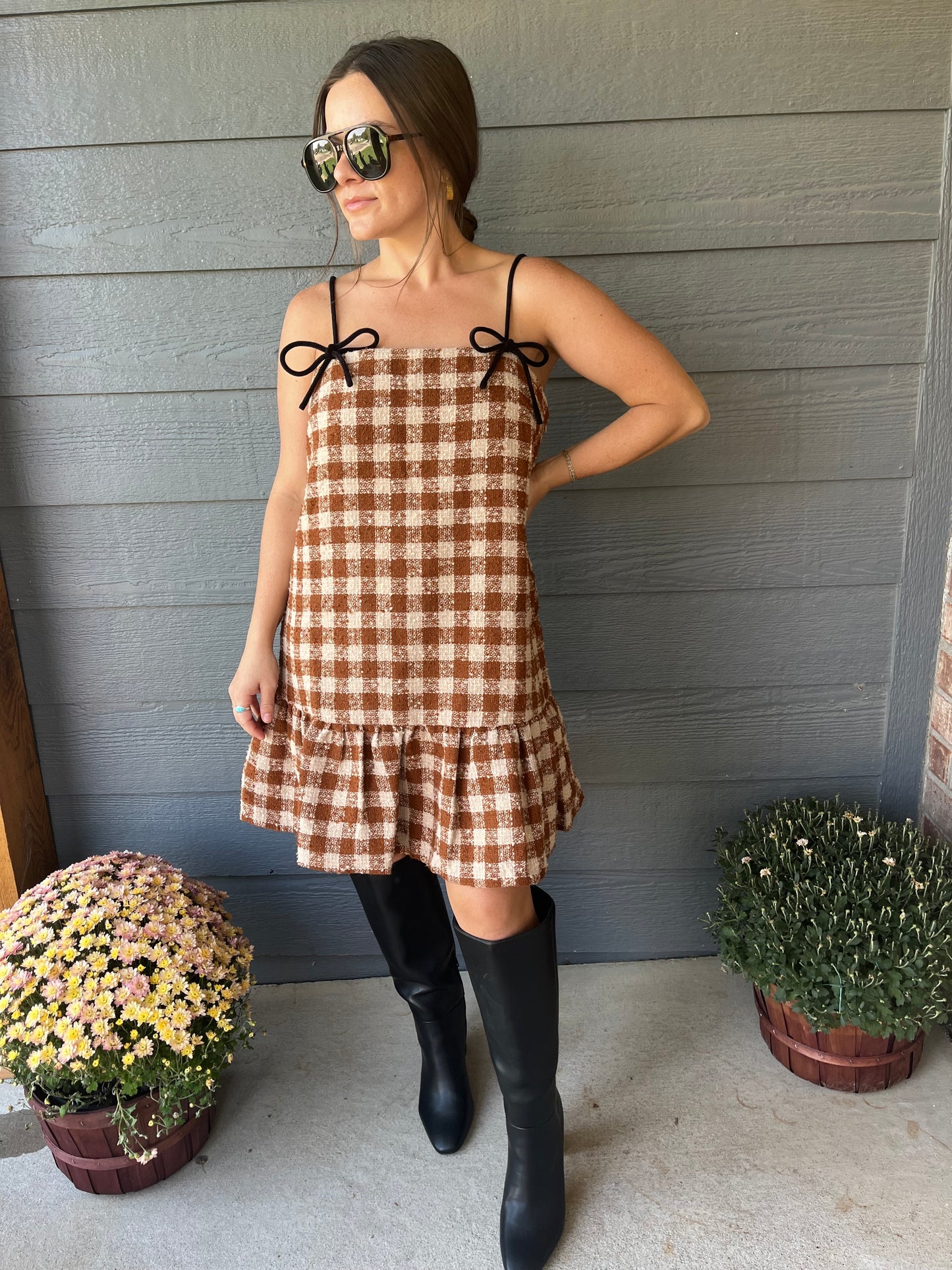 Georgia Tweed Mini Dress