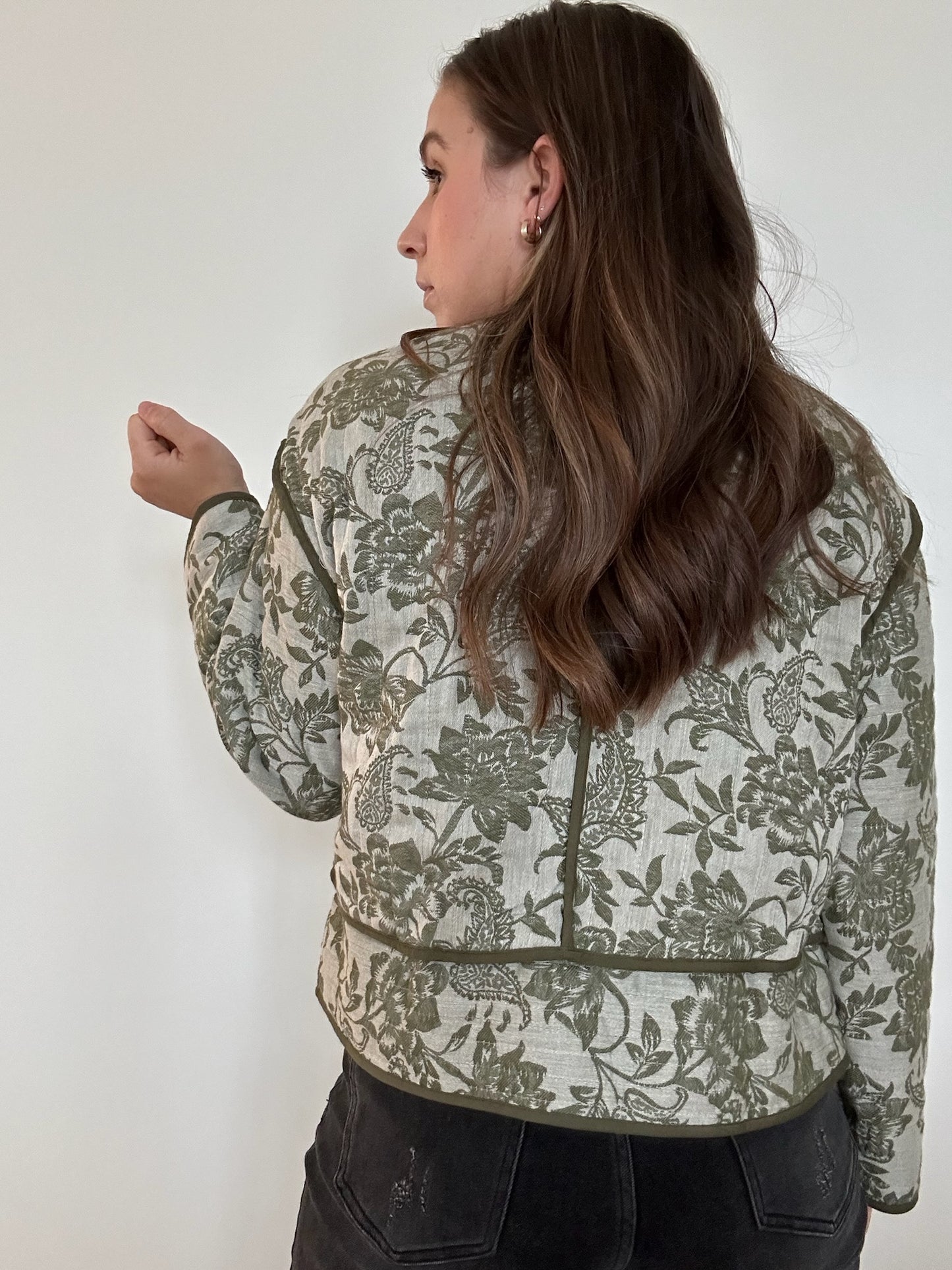 Sadie Quilted Floral Jacket