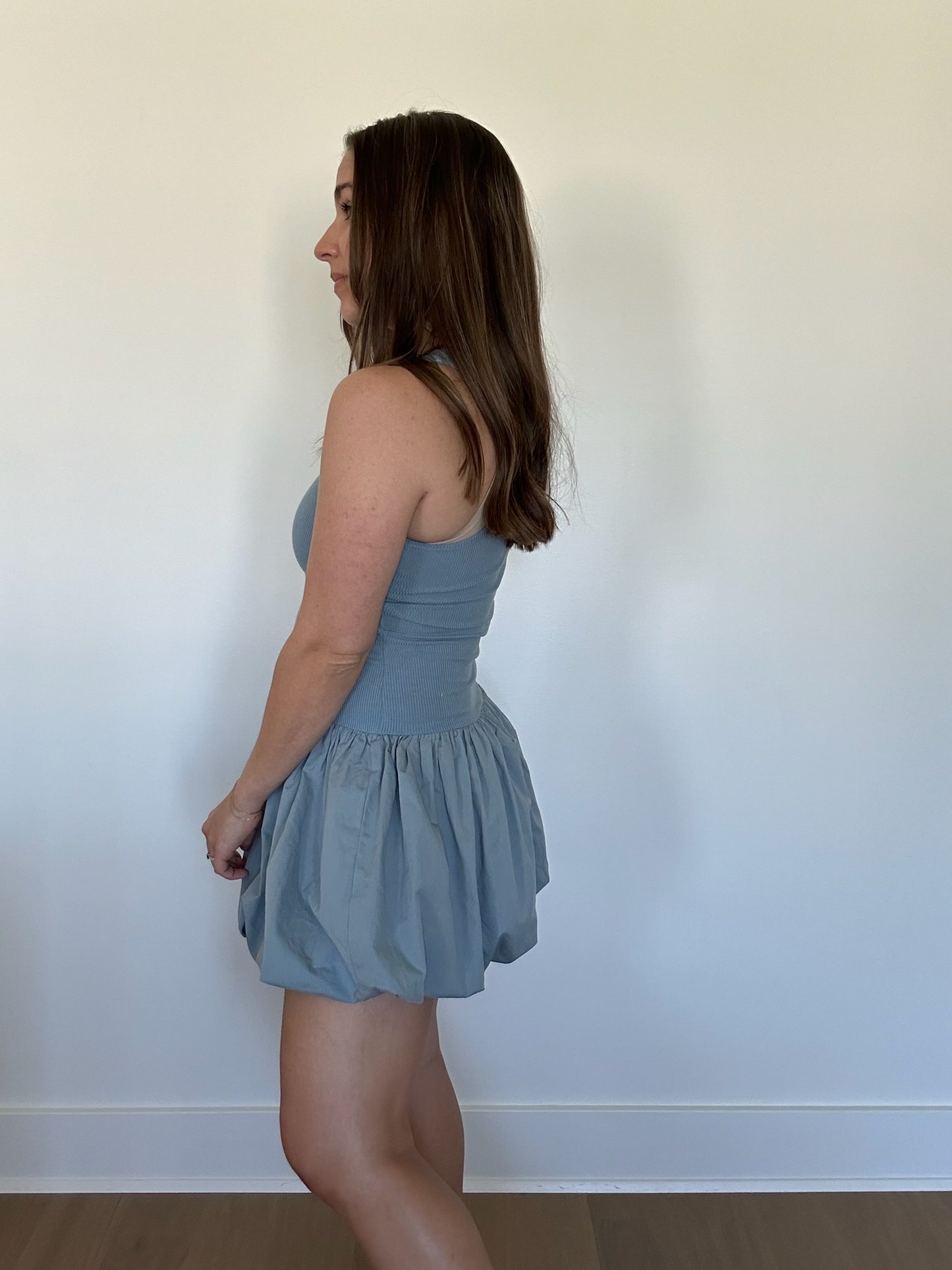 Naomi Bubble Hem Dress