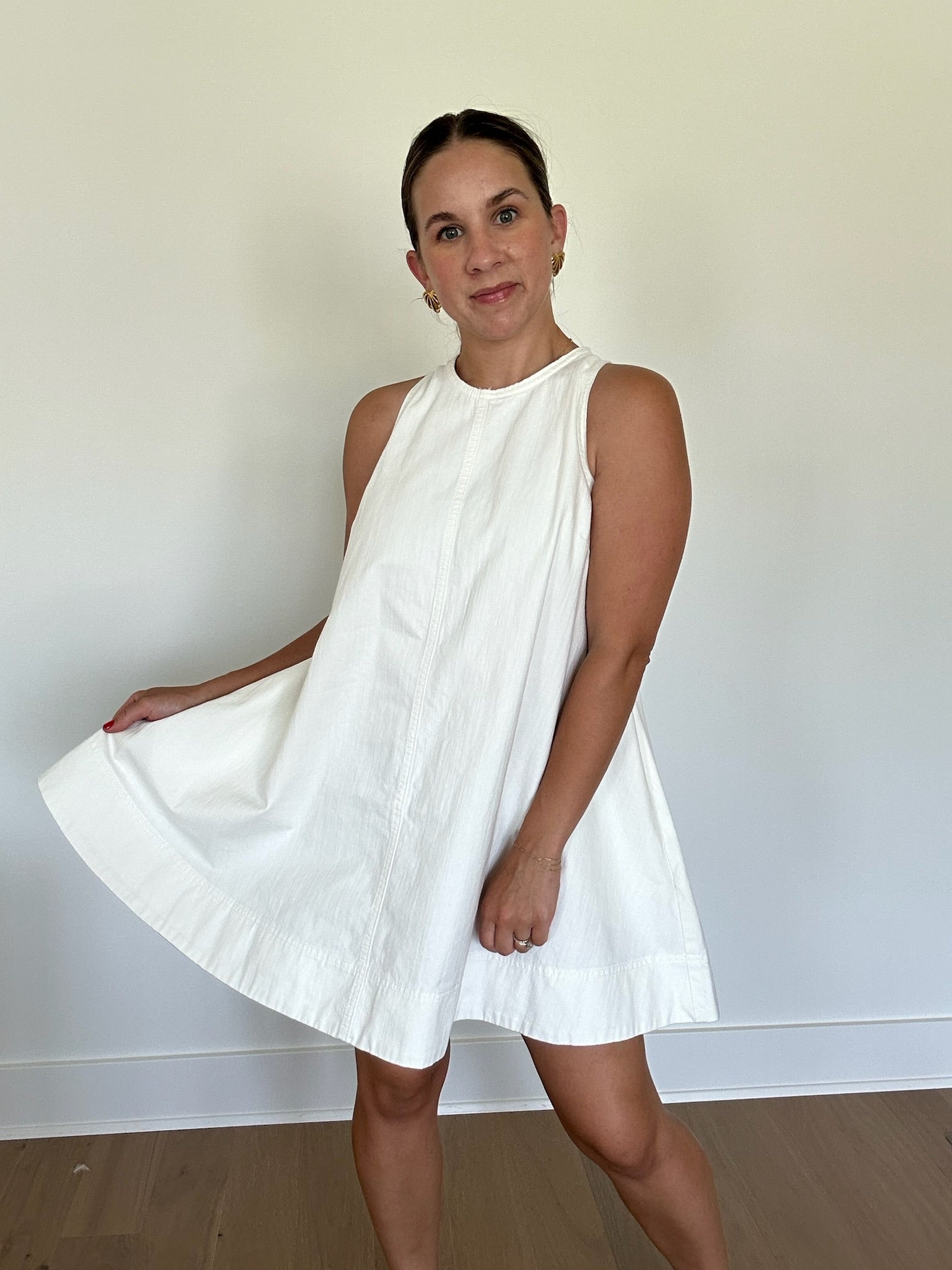 Simply White Swing Dress Simply White Swing Dress