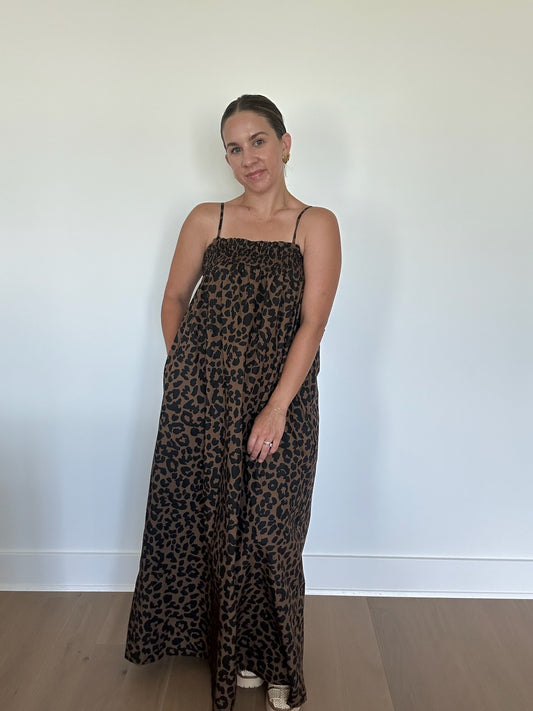 Leo Leopard Maxi Dress