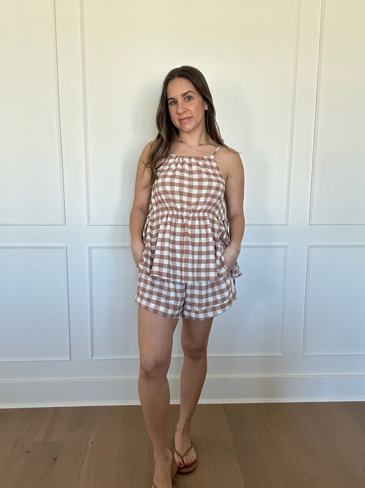 Lizzie Gingham Shorts