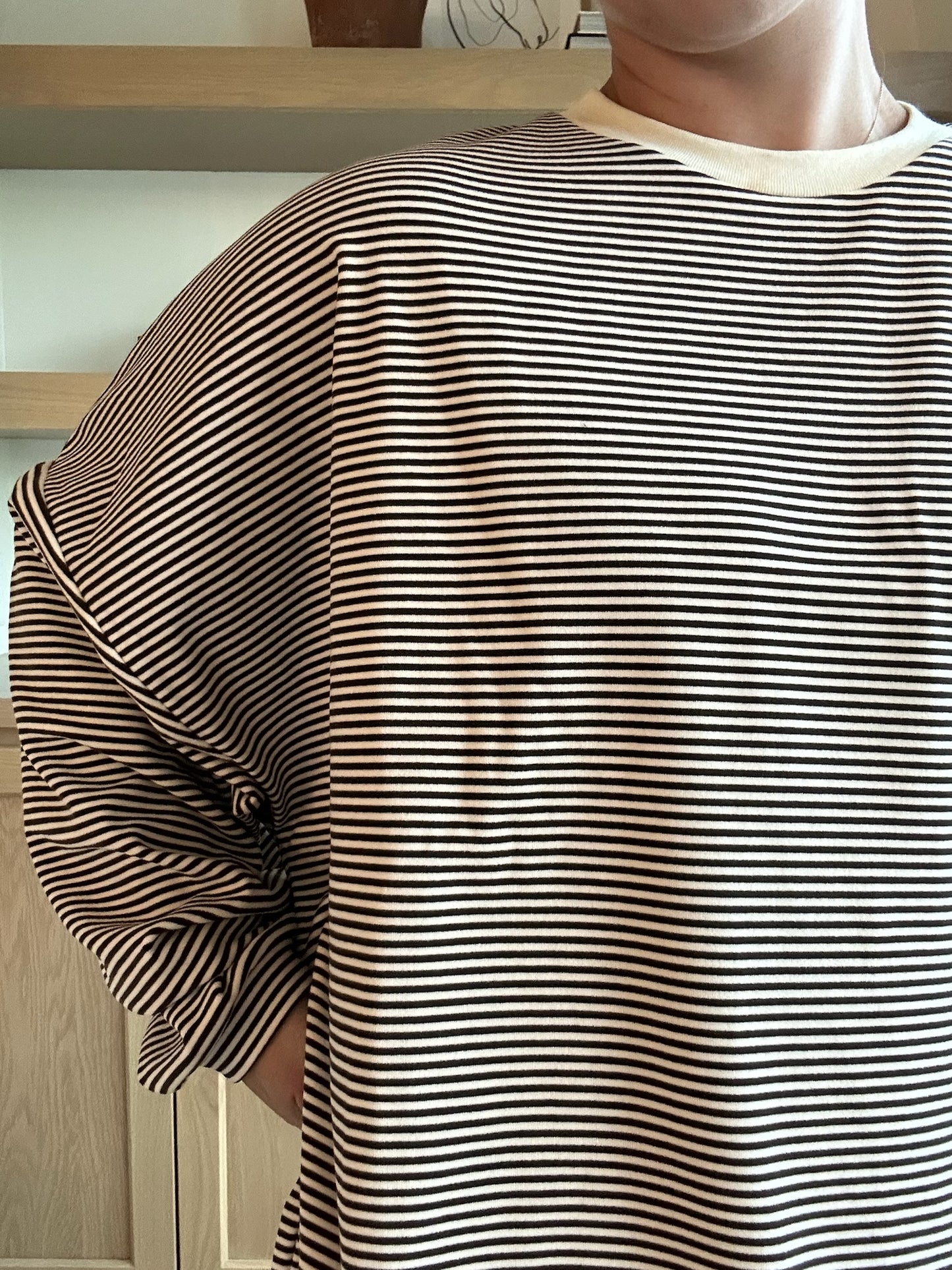 Cleo Oversized Fleece Tunic in Chocolate