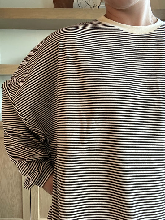 Cleo Oversized Fleece Tunic in Chocolate