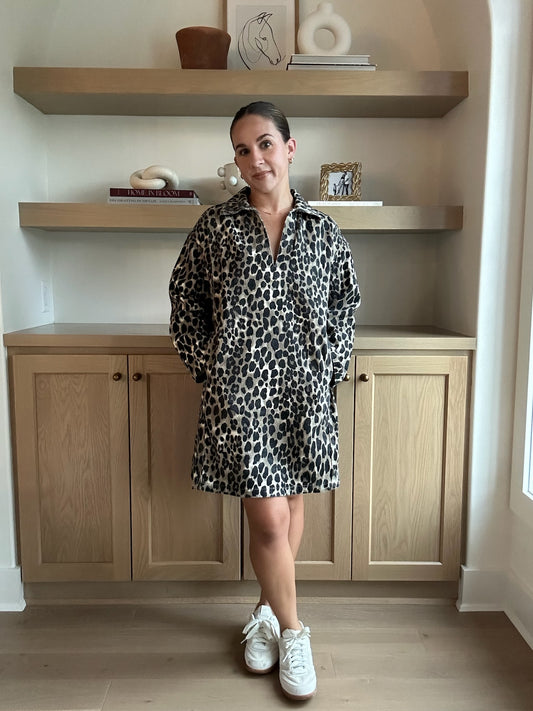 Chardon Leopard Shift Dress