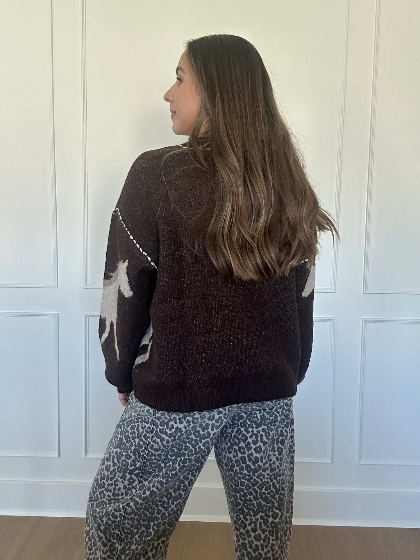 Roan Horse Cardigan