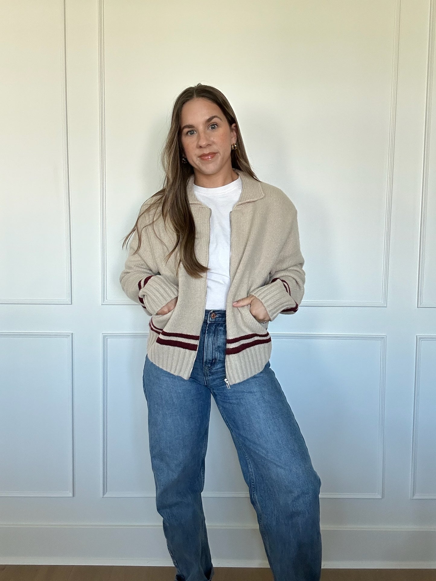 Varsity Knit Cardigan