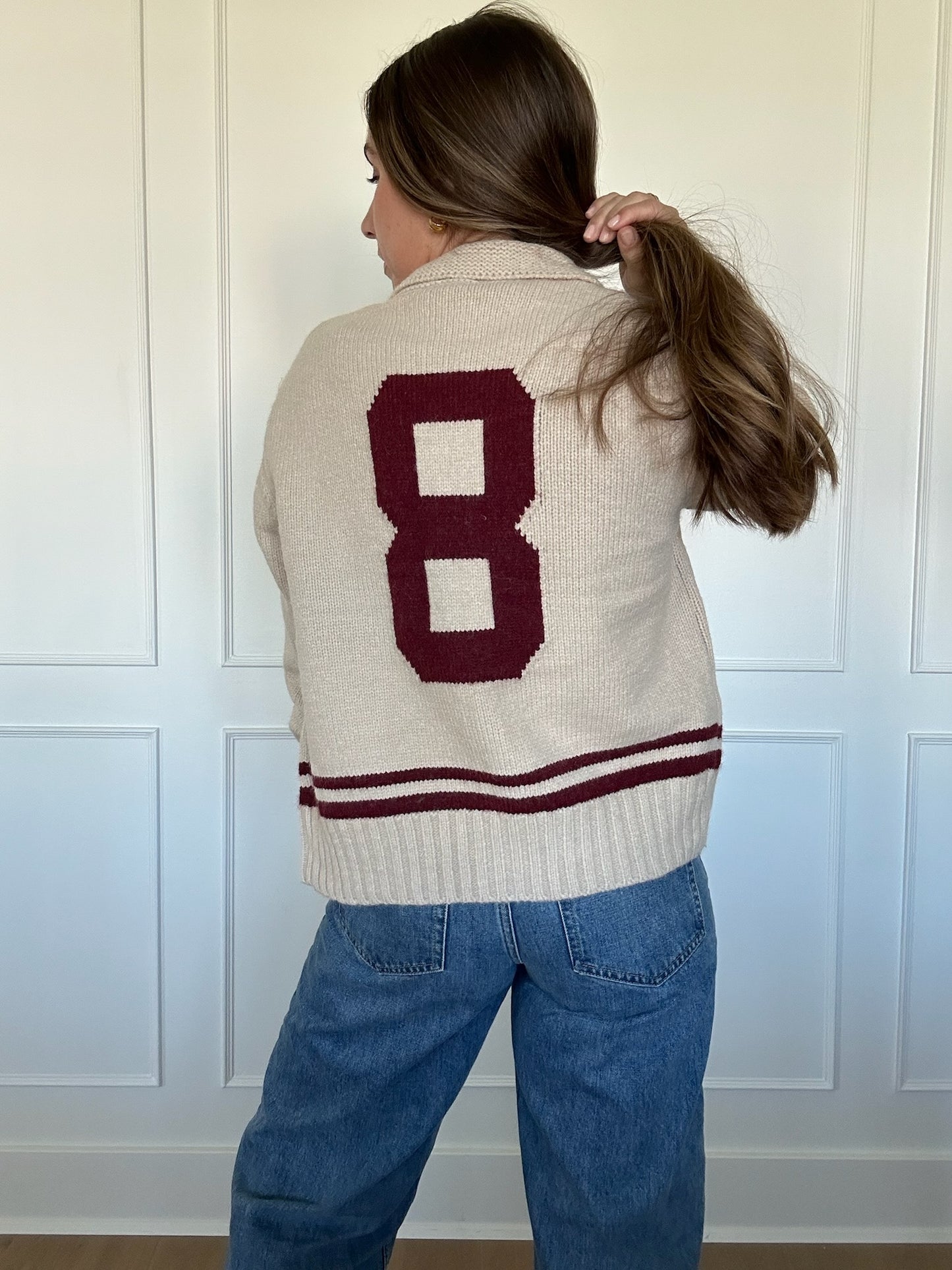 Varsity Knit Cardigan