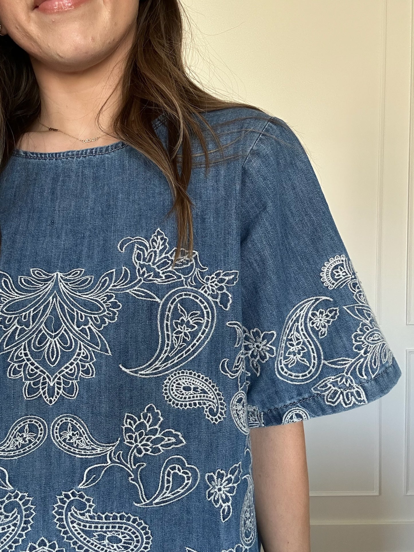 Sofia Paisley Shift Dress