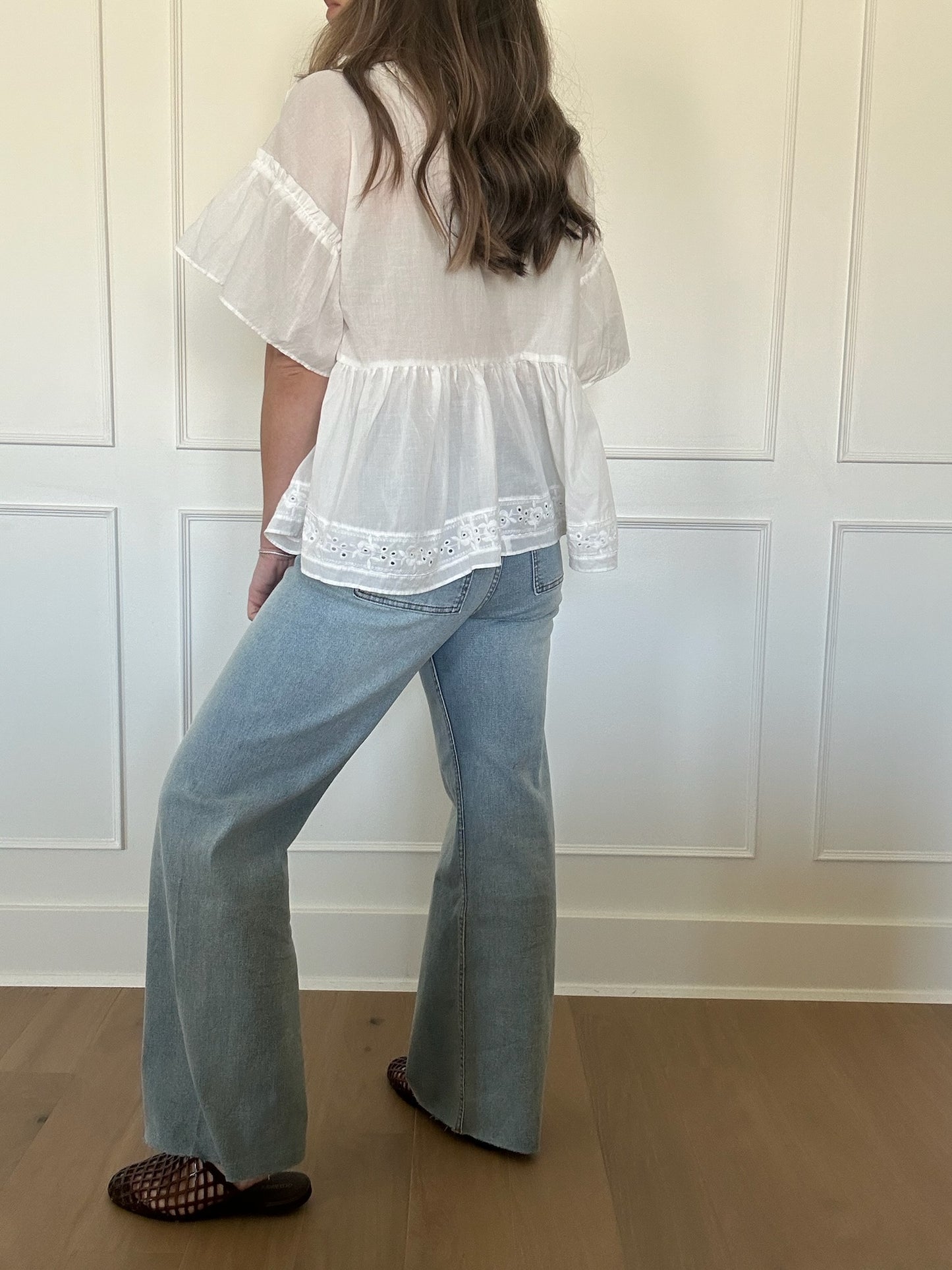 Sailor High Rise Wide Leg Denim