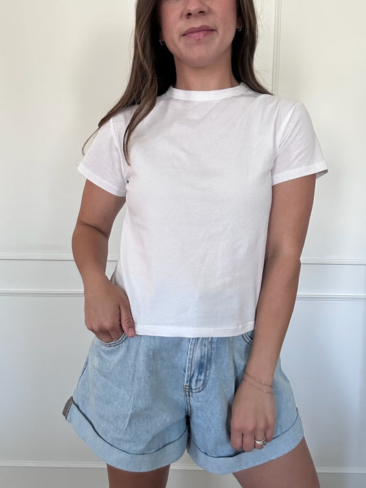Classic White Tee