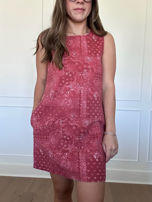 Bonnie Bandana Shift Dress
