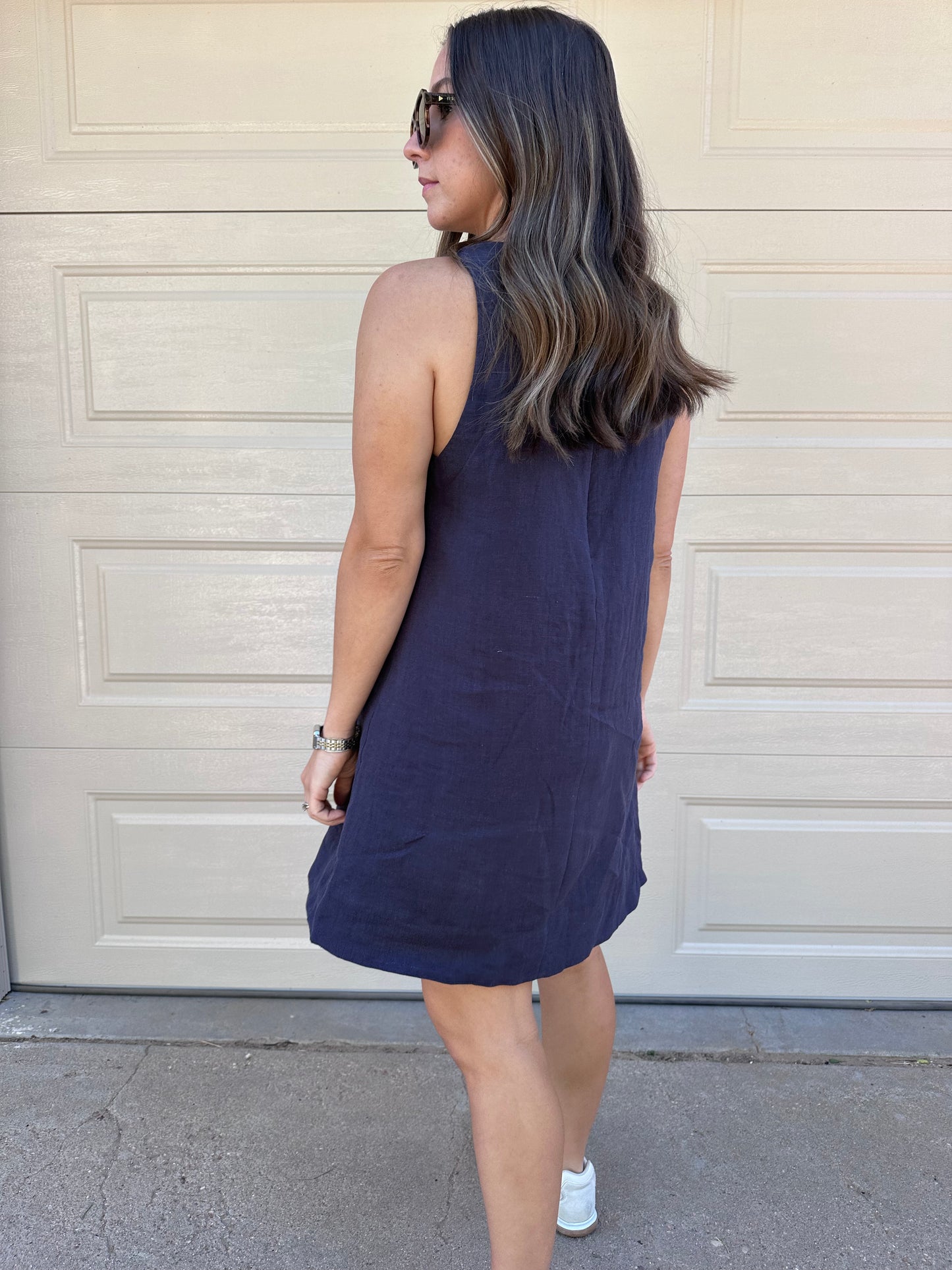 Carolyn Linen Shift Dress