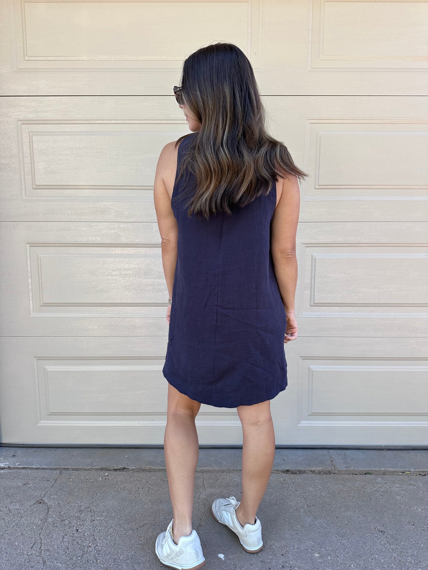 Carolyn Linen Shift Dress