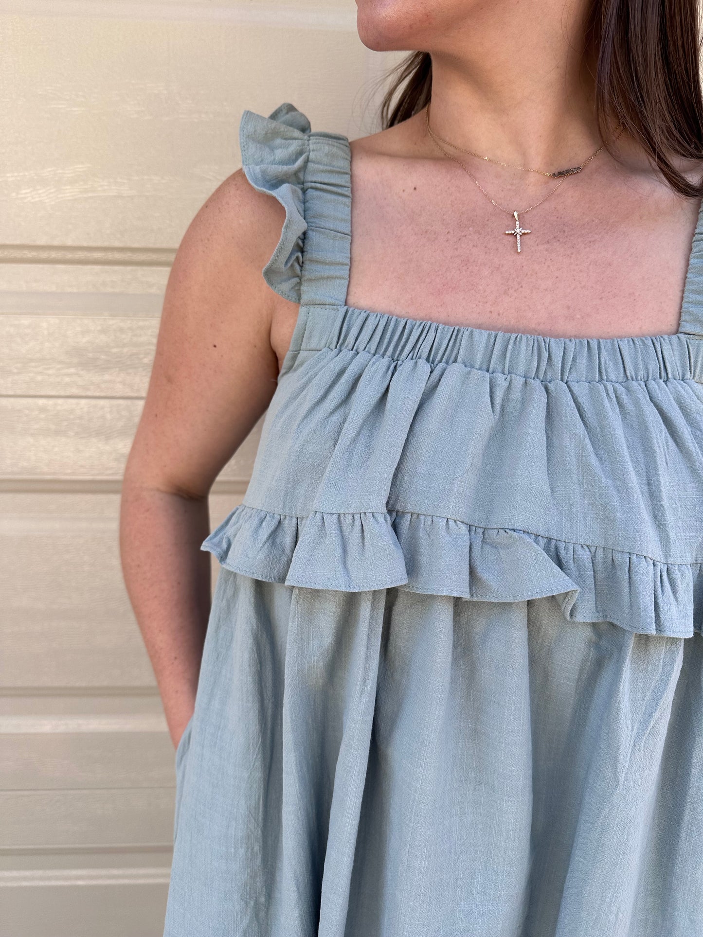 Tilly Seafoam Maxi Dress