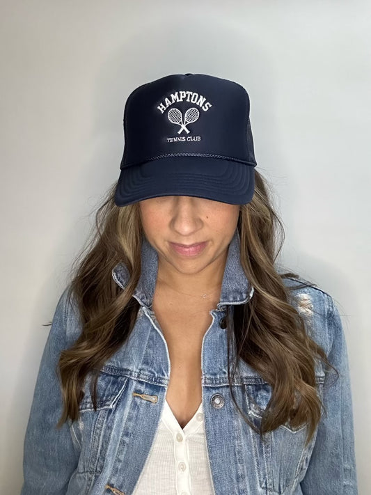 Hamptons Tennis Club Adult Trucker Hat