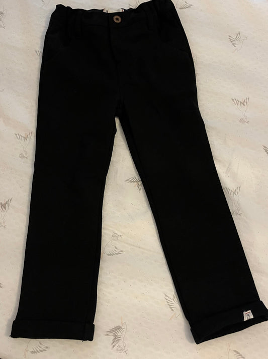 Black Jersey Pants