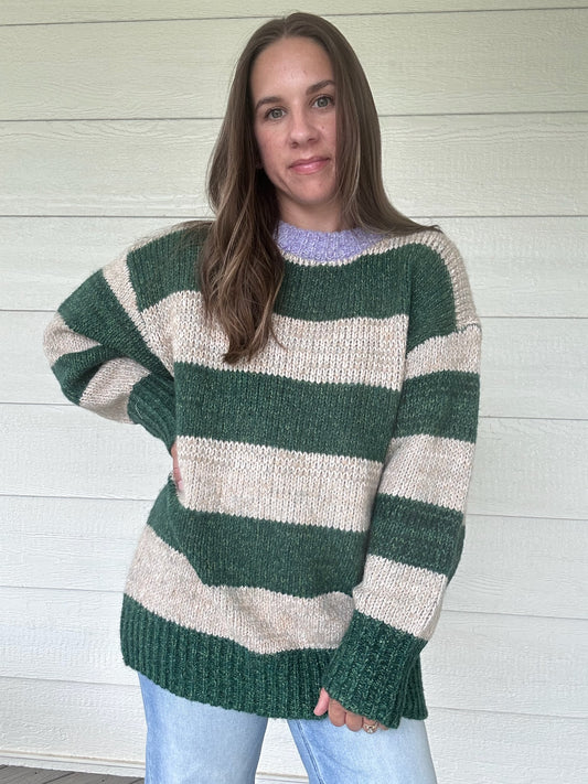 Clover Striped Sweater