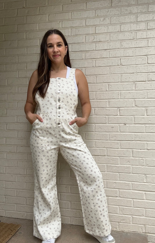 Lilac Floral Jumpsuit