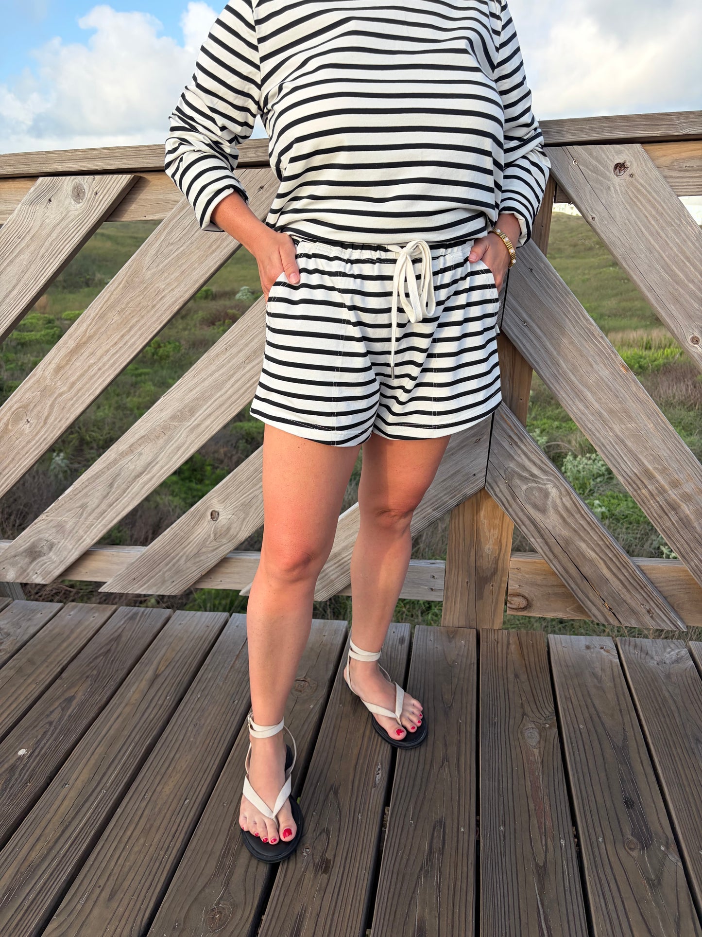 Harbor Striped Shorts