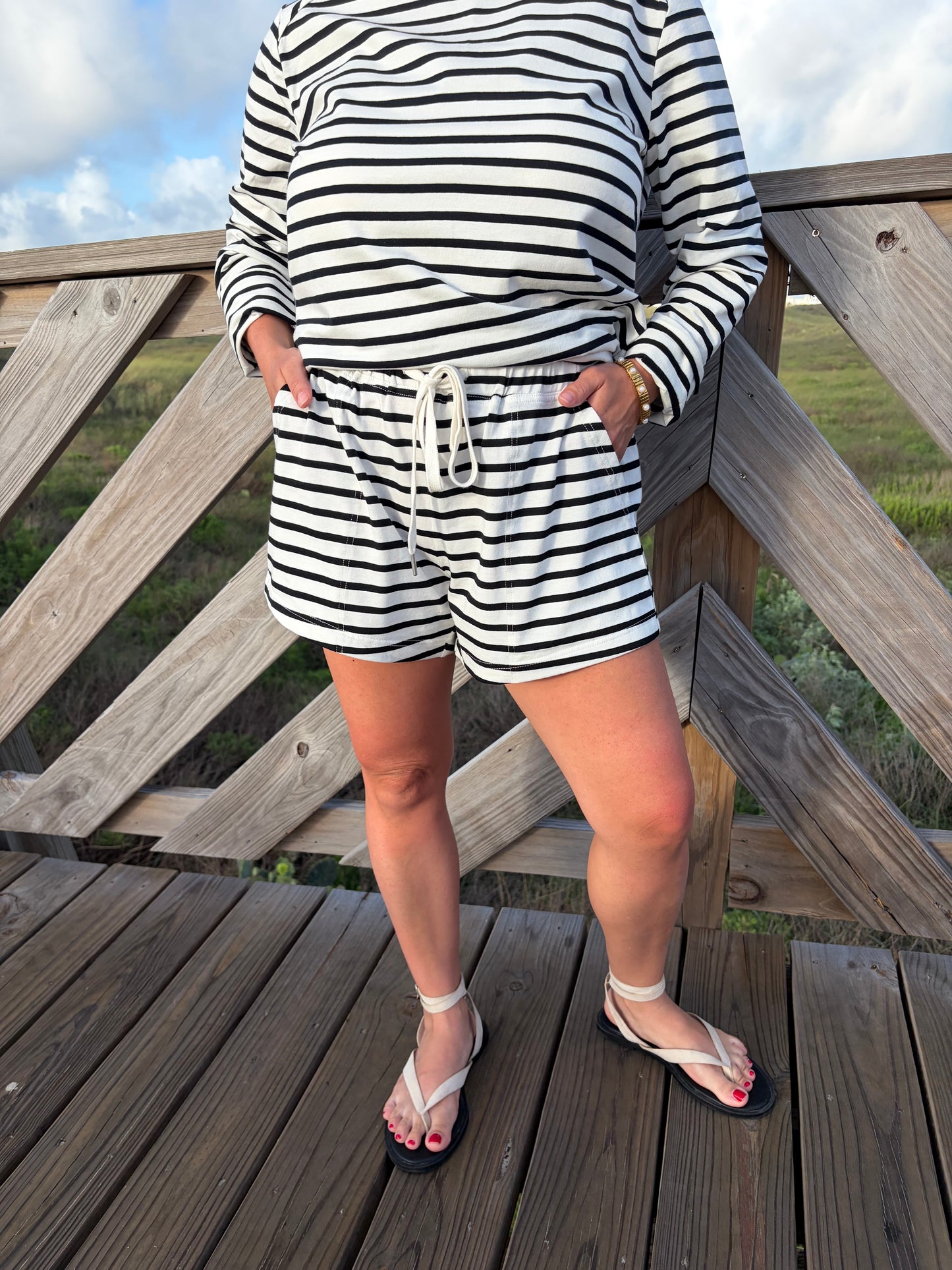 Harbor Striped Shorts