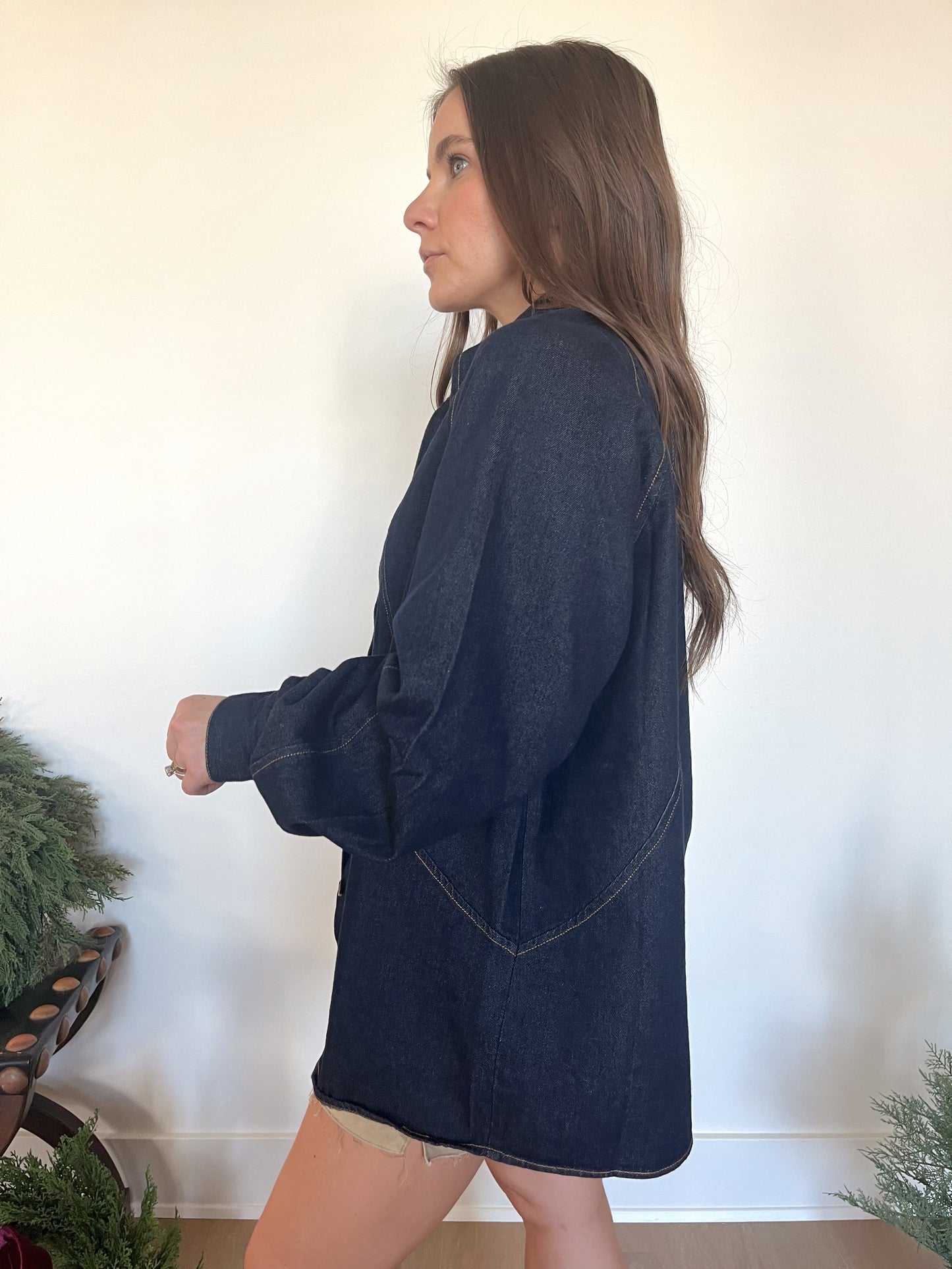 Winter Denim Button Up